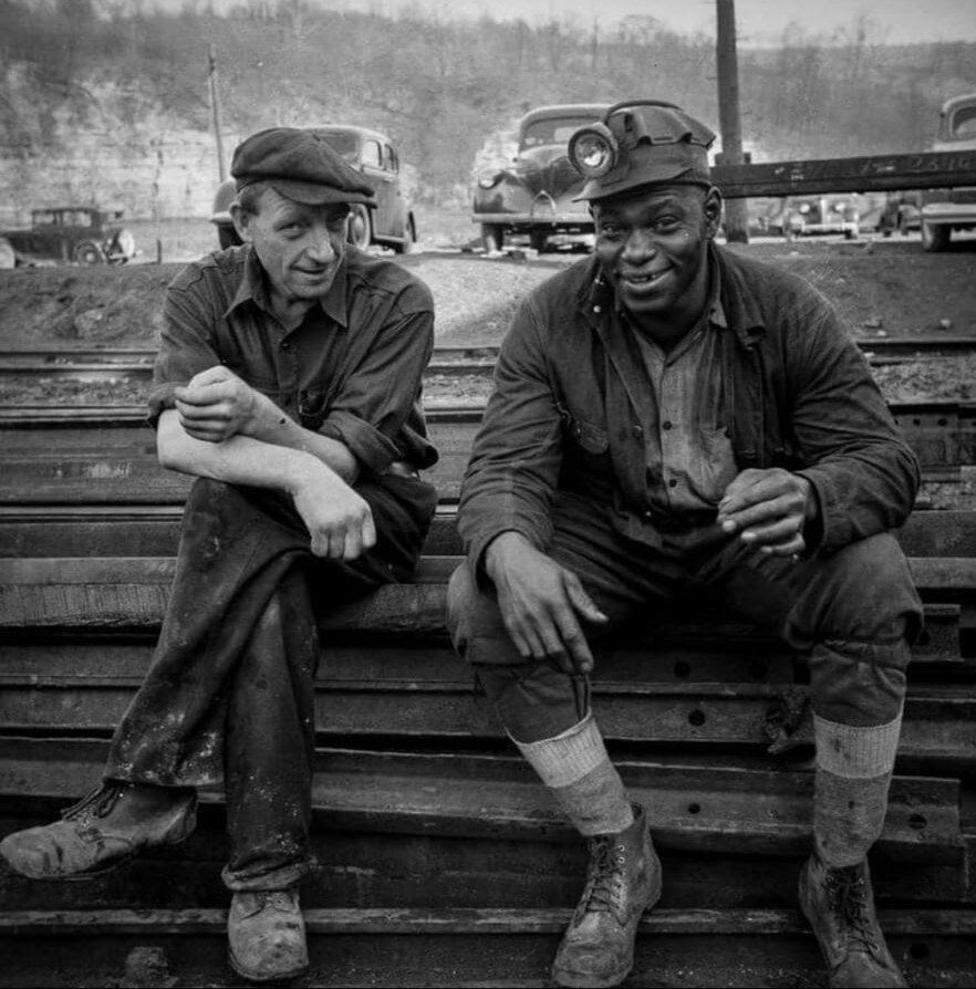  Coal Miners in Montour No. 4 Mine of the Pittsburgh Coal Company in Cecil, PA Source: John Collier 
