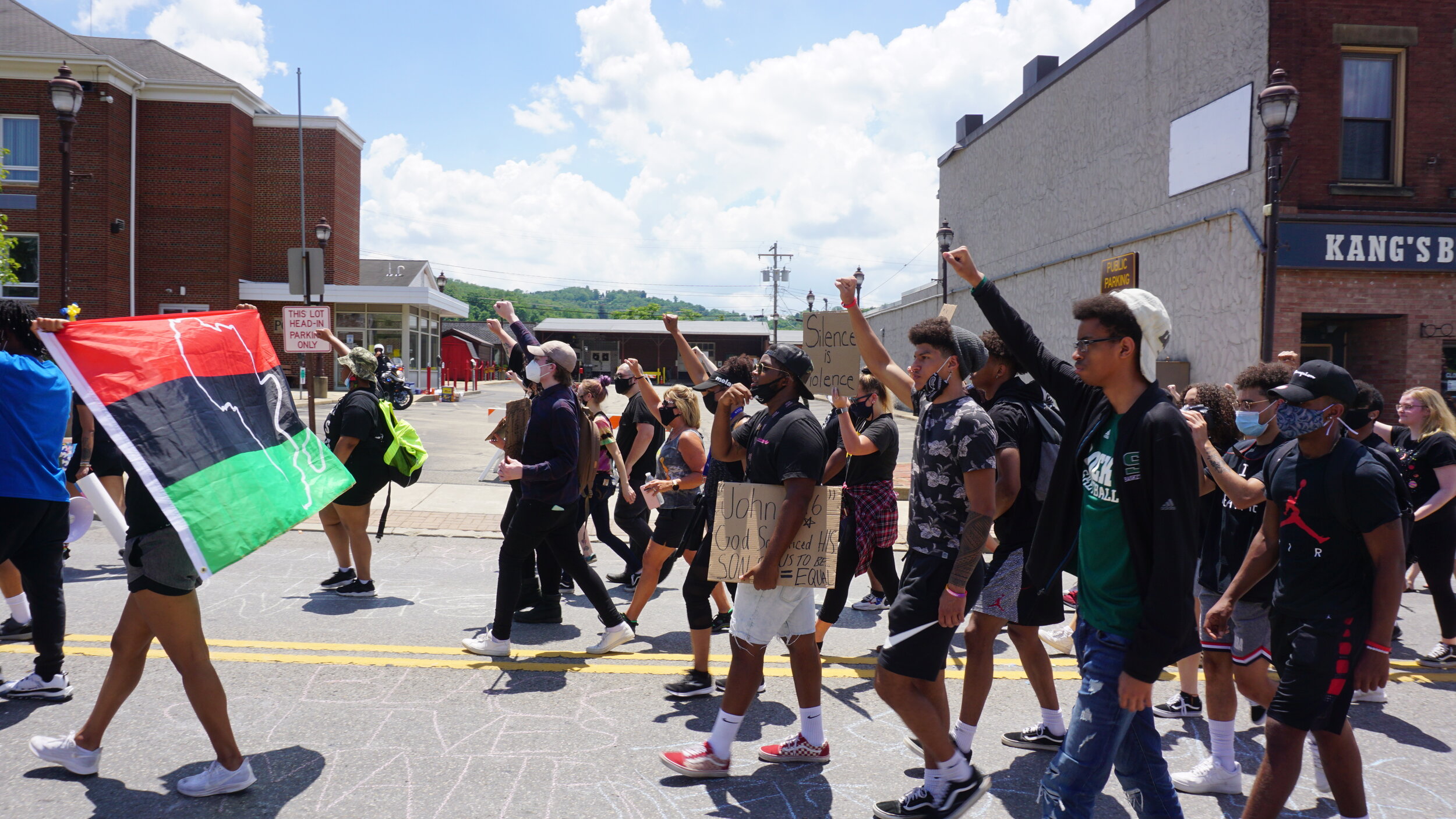 Black Lives Matter March in Canonsburg in June 2020  Source: Kristen Locy