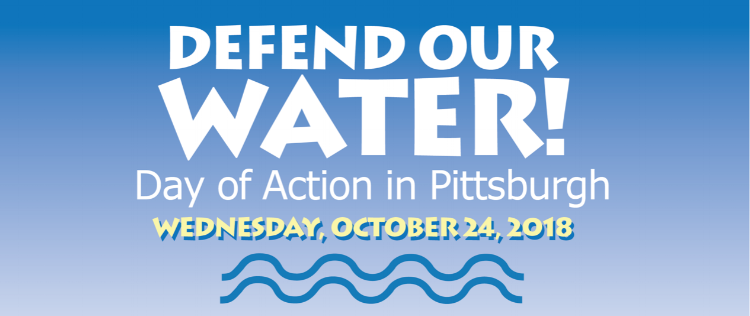 Defend our water day of action flyer