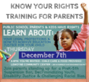 Know Your Rights Training