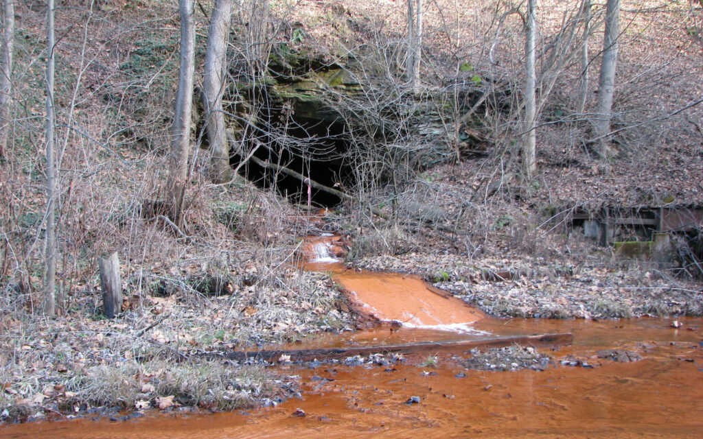 acid mine drainage