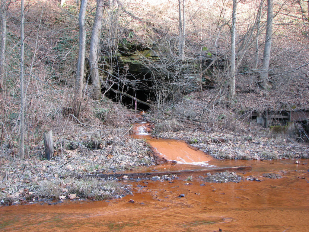 acid mine drainage