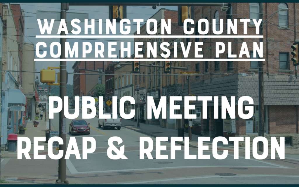 Washington County Comprehensive Plan Public Meeting 1