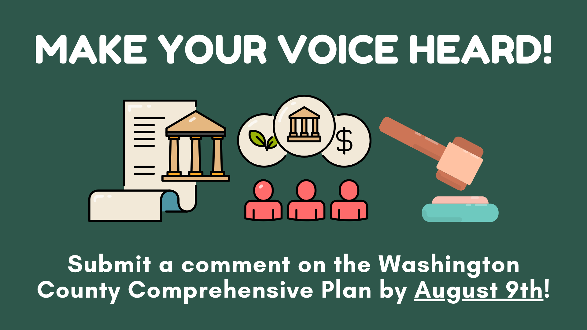 Washington Co Comprehensive Plan Comment Deadline (Facebook Event Cover)