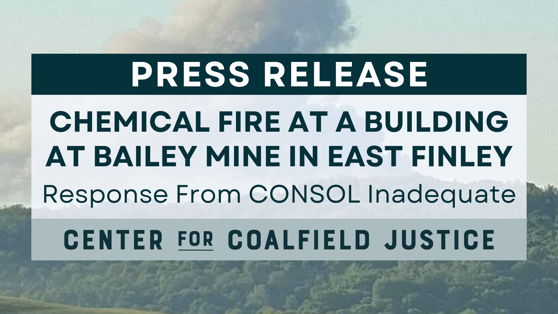 Bailey Fire Press Release