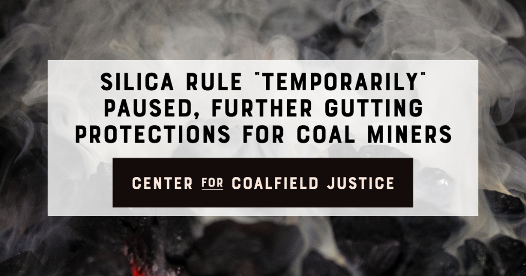 Silica Rule Pause Statement Graphic