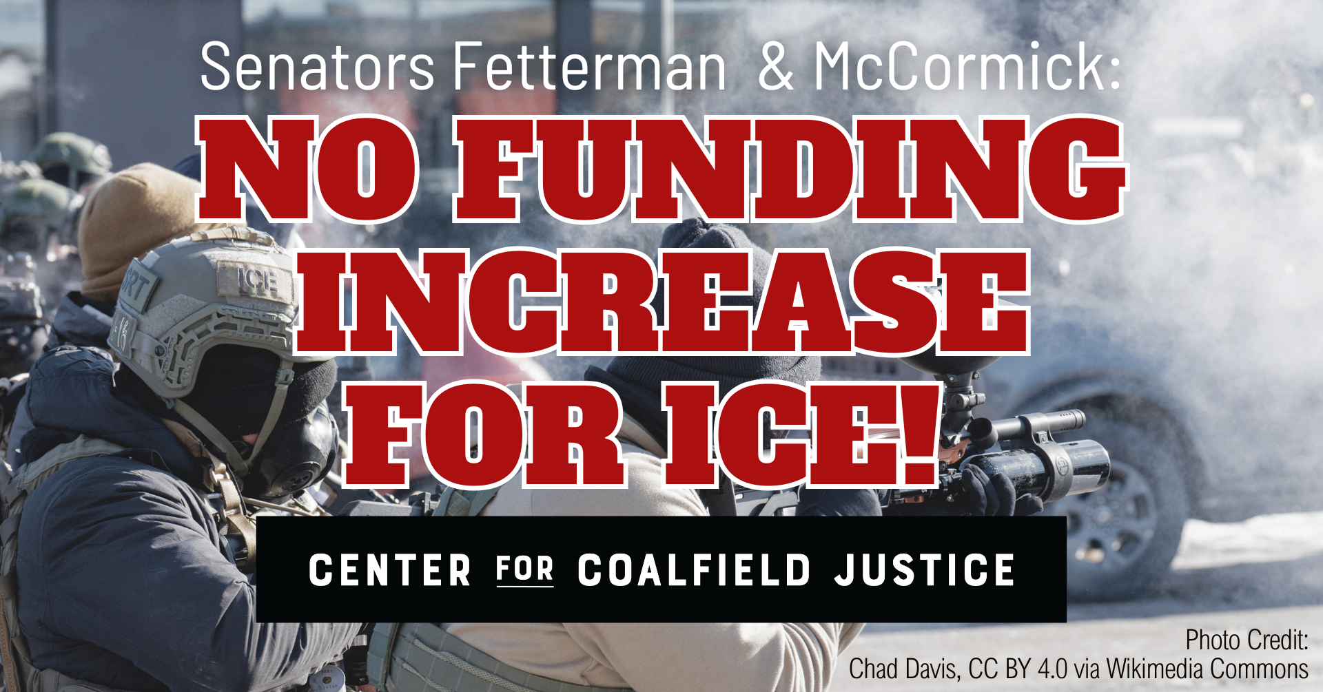 ICE Funding Increase Action Alert