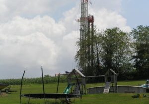 fracking near a home